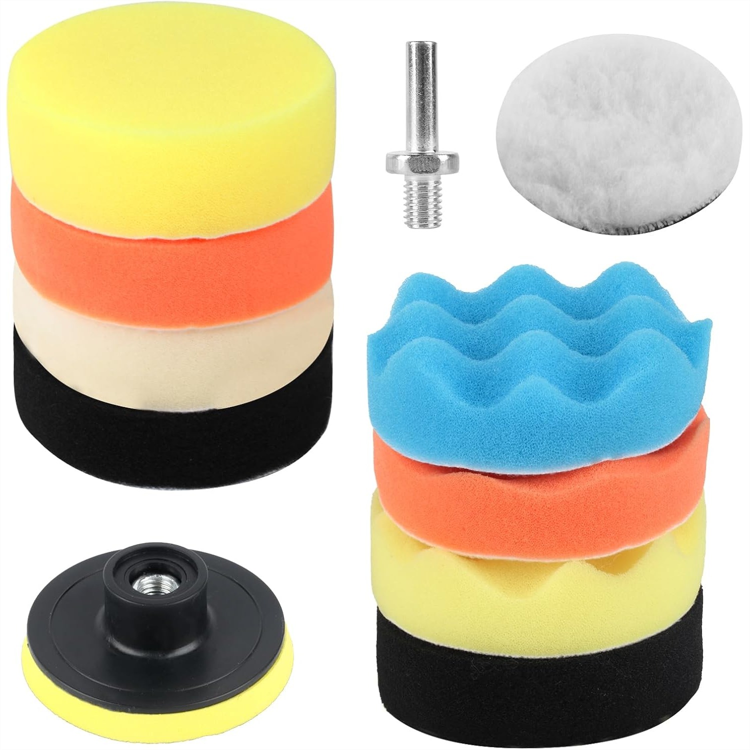 Car Wax Polishing Pad - 10 Pack 3 Inch Car Polishing