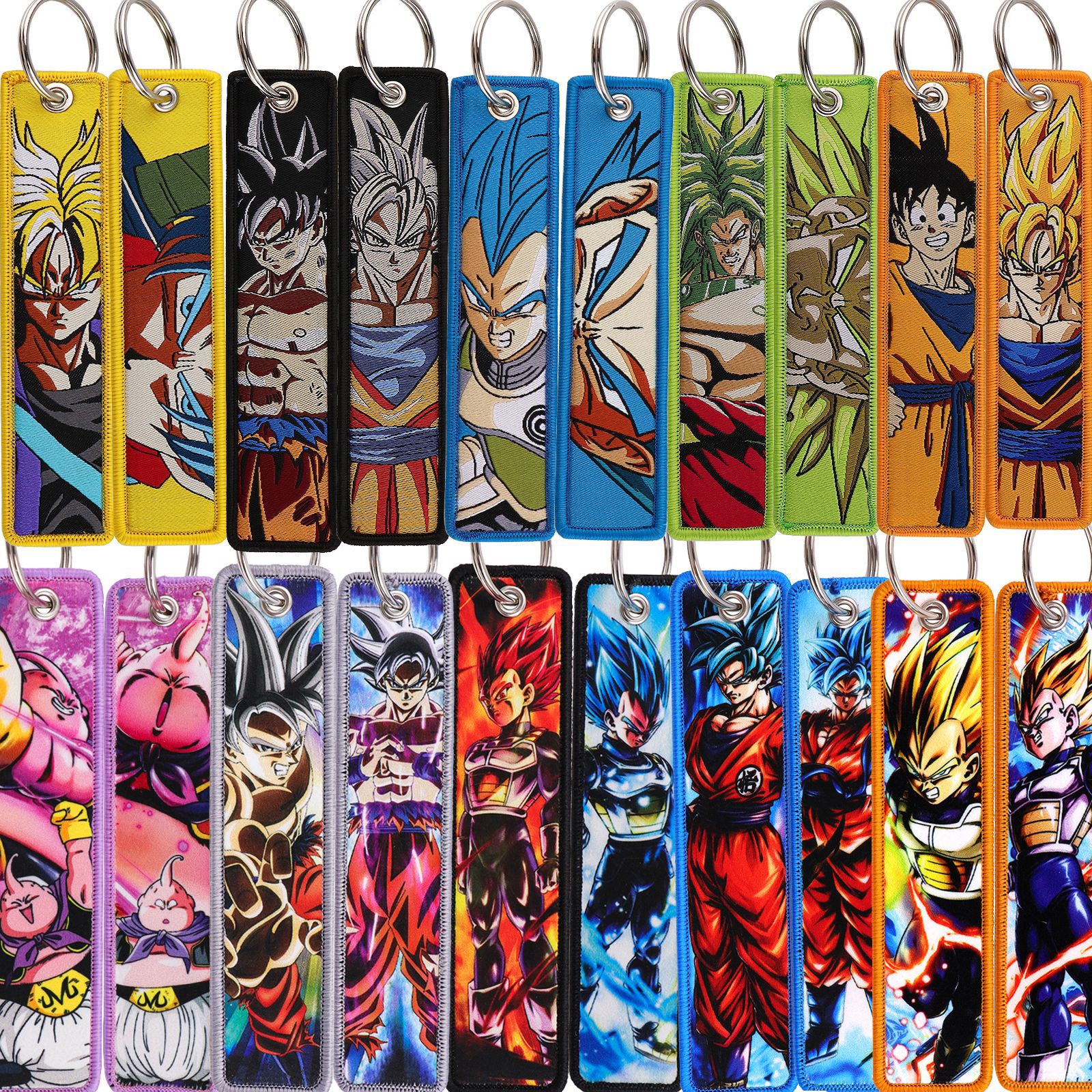 Car Accessories Inside - Dragon Ball Keychain, Woven Label Tag
