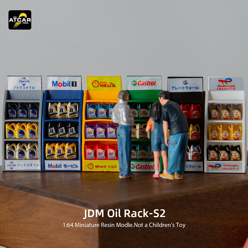 Car Accessories Workshop - Kicarmod 1/64 S2 Series Oil Rack