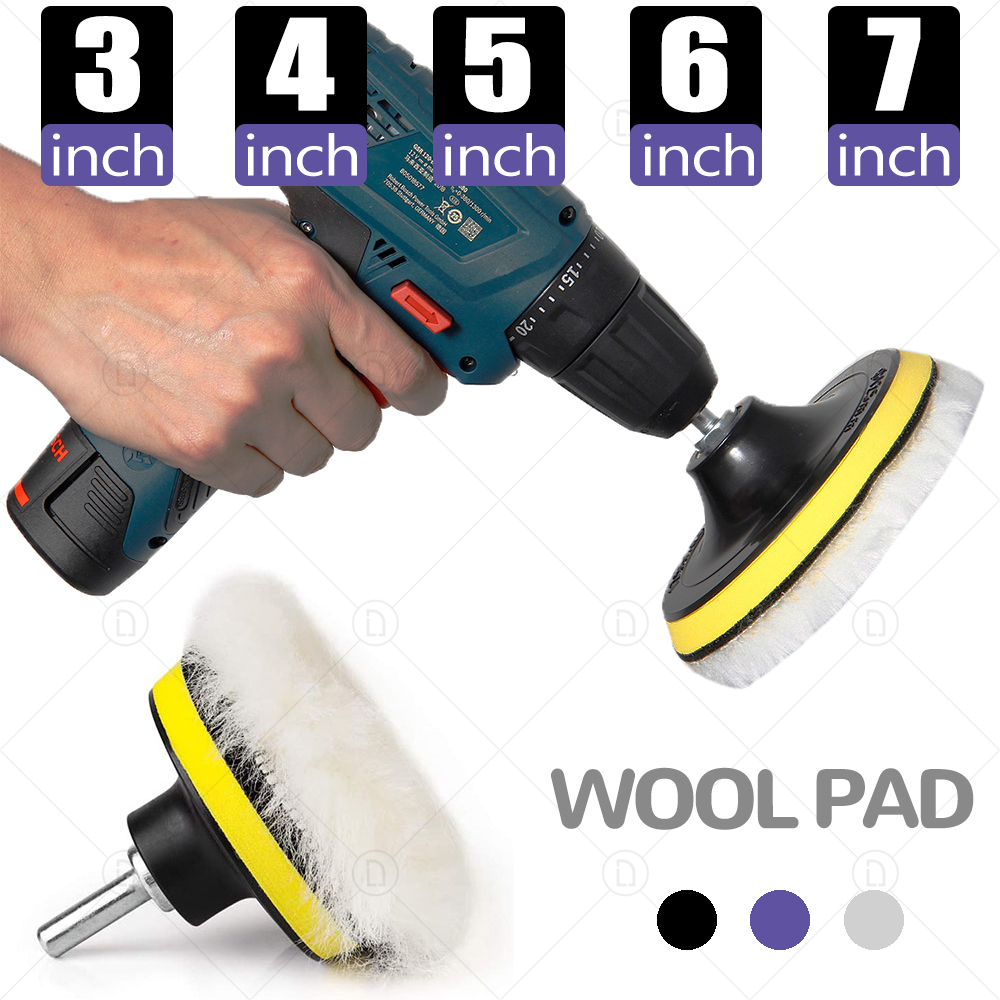 Car Wax Polishing Pad - 3/4/5/6/7 Inch Sponge Car Polish Pad