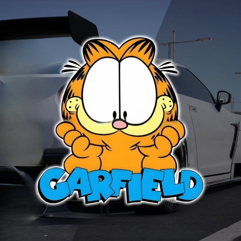 Creative cartoon cute Garfield - Car Accessories For Decoration avaliação e preço
