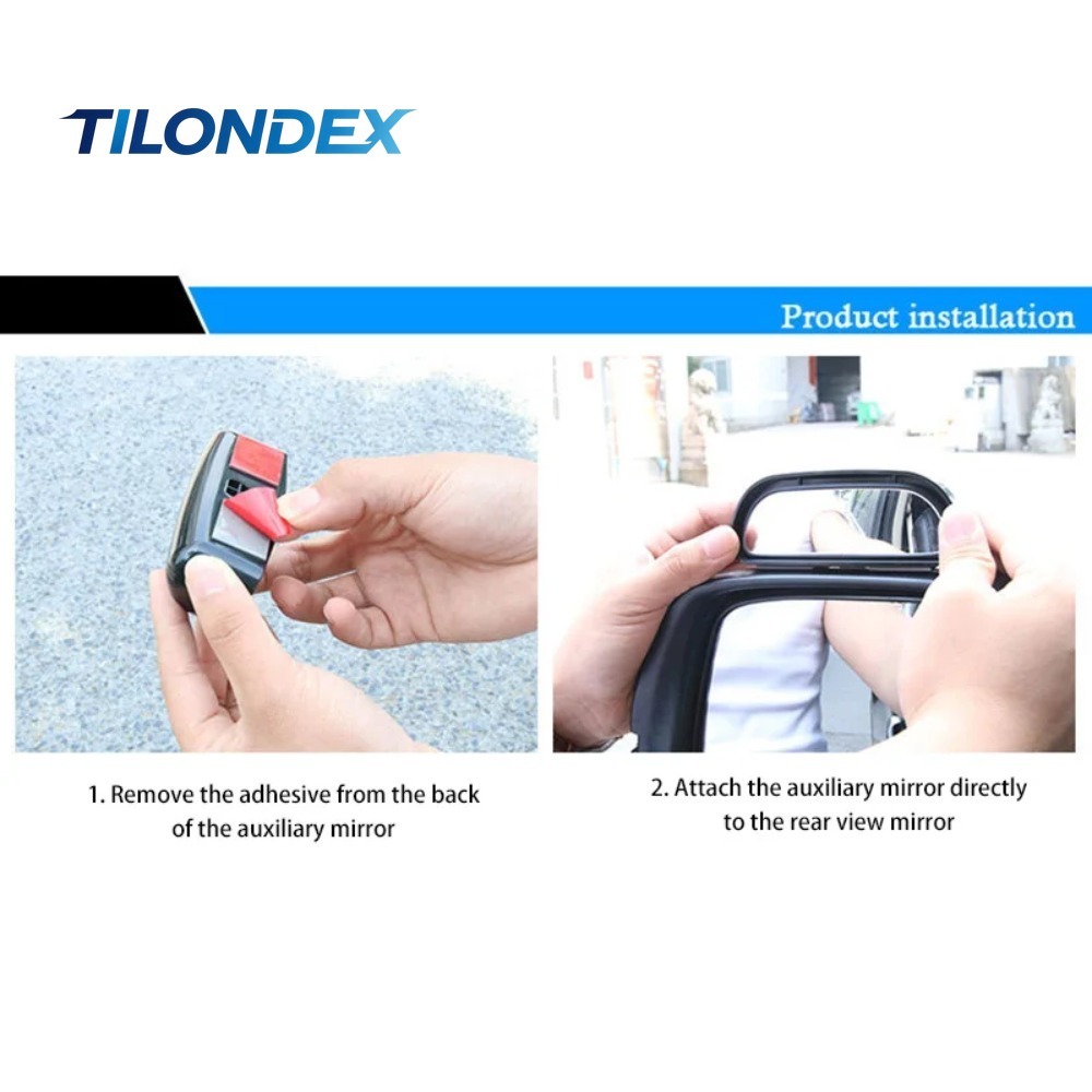 TILONDEX Adjustable 360 Degree - Car Blind Spot Mirror avaliação e preço