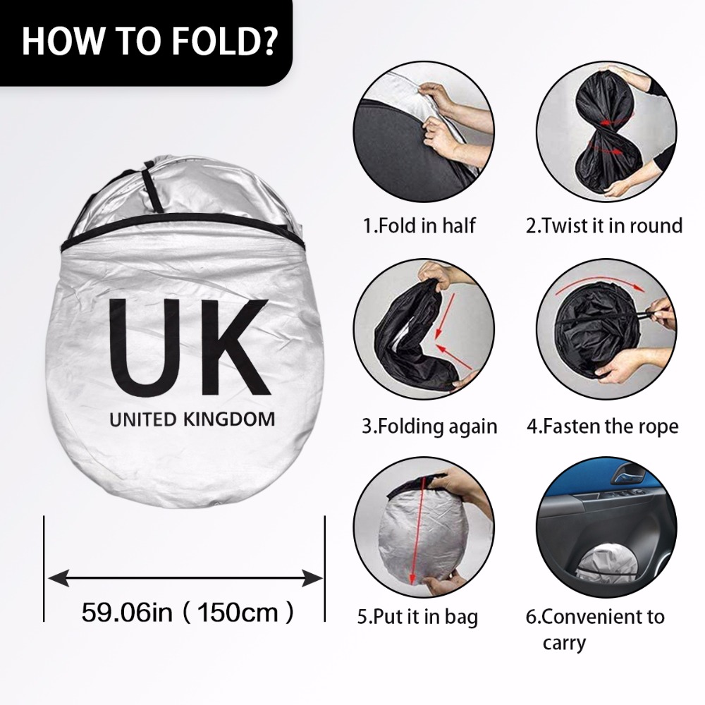 Car Windshield Sunshade For MI - Car Accessories Uk avaliação e preço
