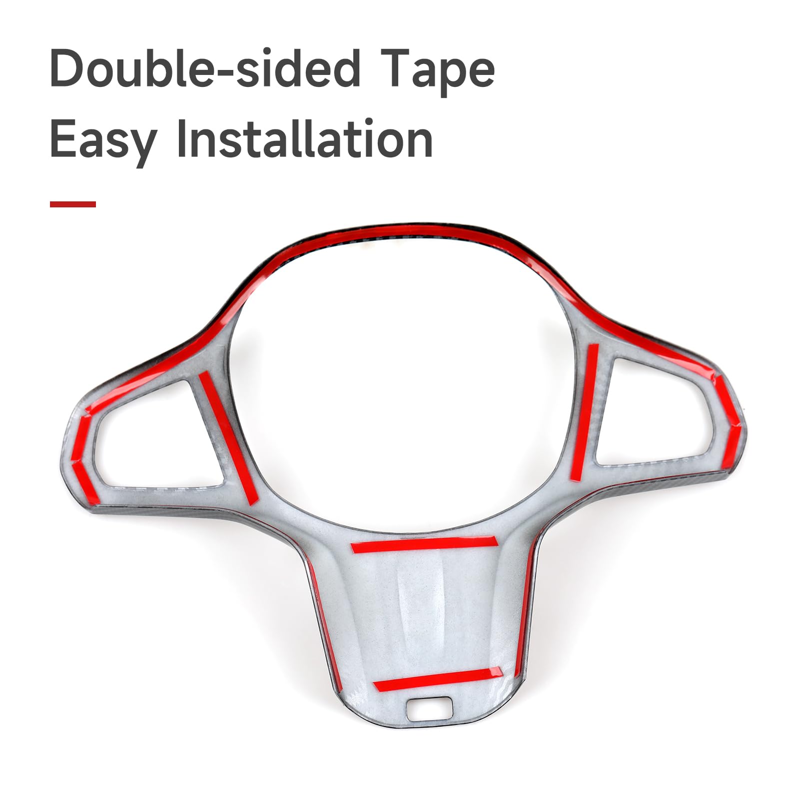 Carbon Fiber Style ABS Steerin - Steering Wheel Cover avaliação e preço
