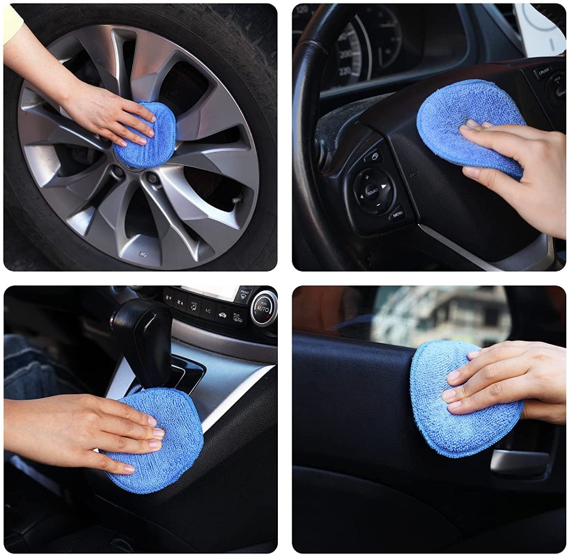 10Pcs Car Detailing Applicator - Car Wax Polishing Pad avaliação e preço