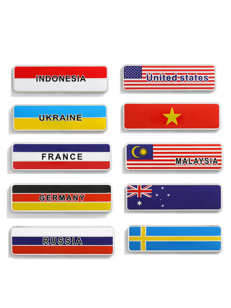 3D Aluminum Car Sticker Europ  - Car Accessories Uk avaliação e preço