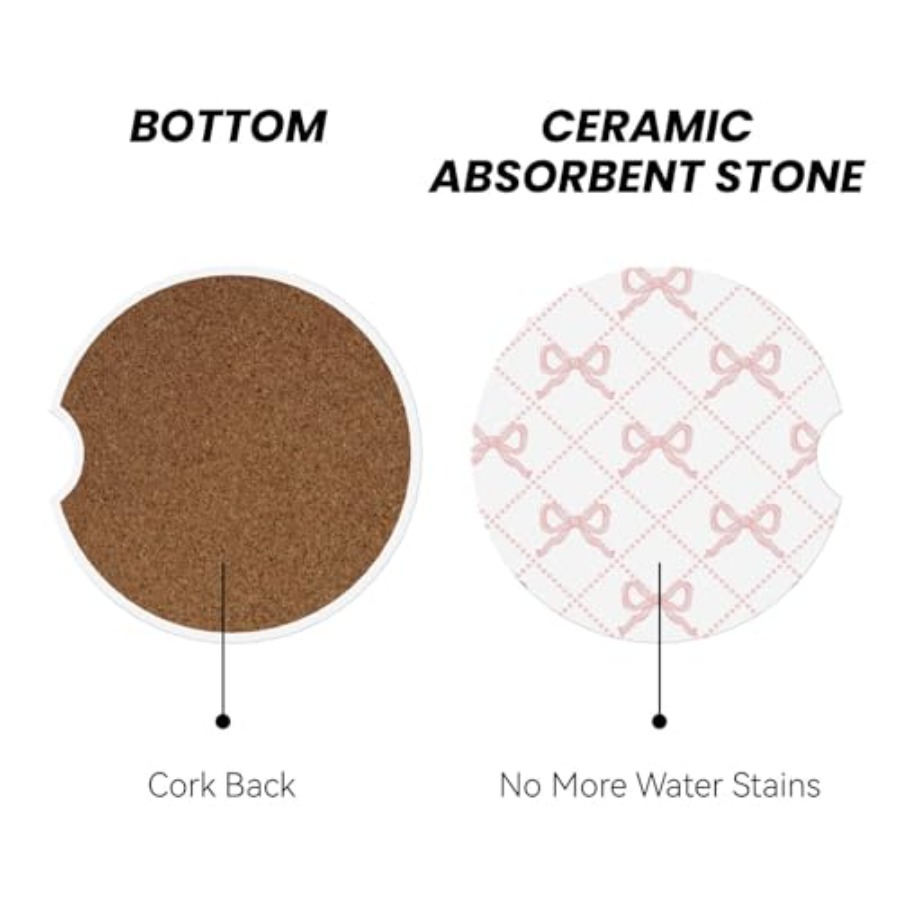 Car Coasters for Cup Holder Ab - Car Accessories Cork avaliação e preço