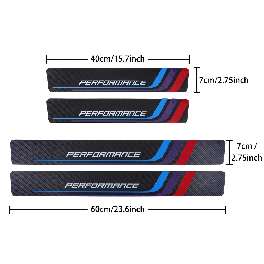 4pcs Carbon Fiber Sill Plate S - Car Accessories Quotes avaliação e preço