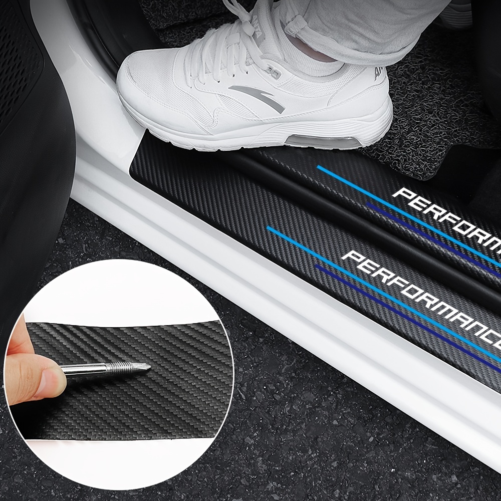 4pcs Carbon Fiber Sill Plate S - Car Accessories Quotes avaliação e preço