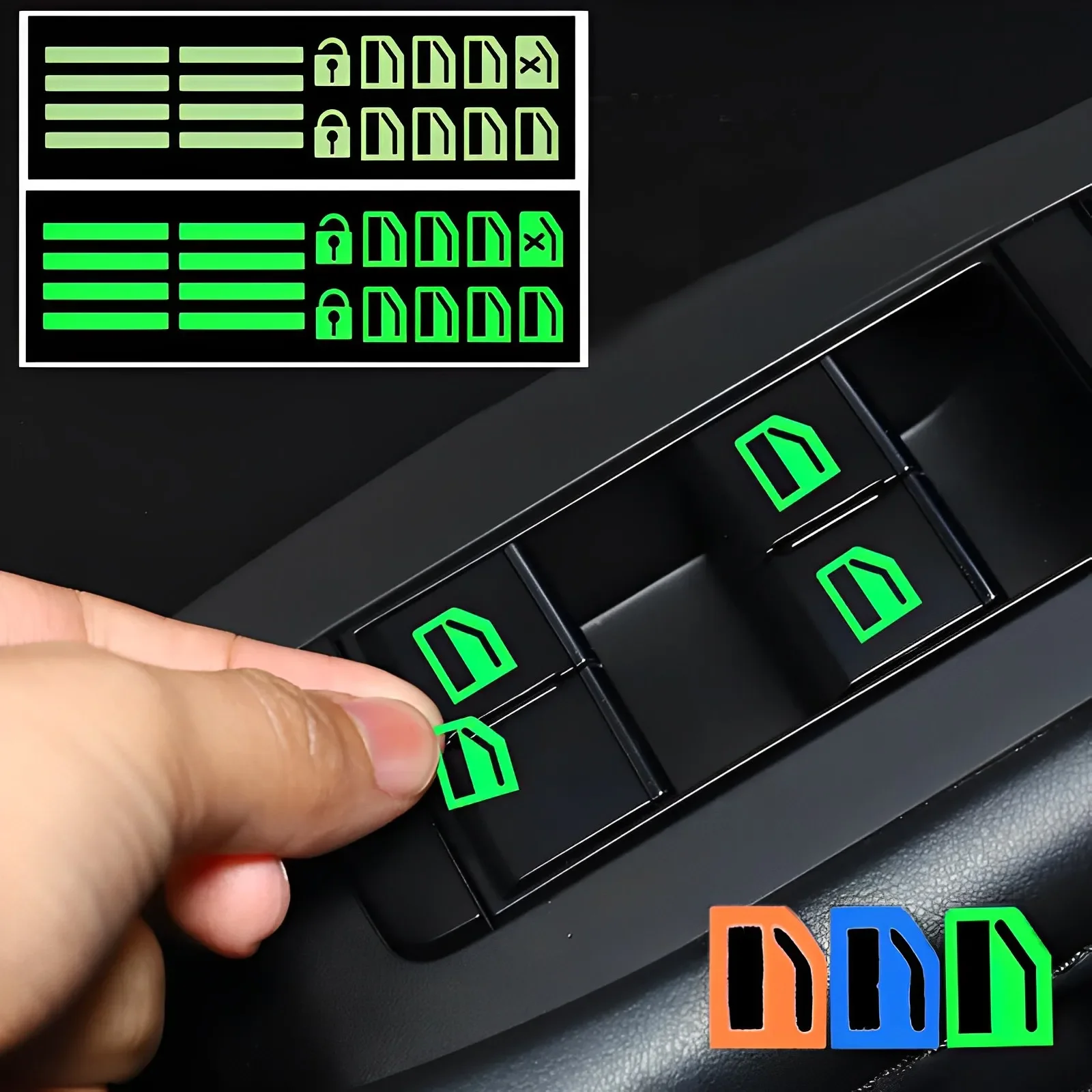 18pcs Car Window Control Butto - Car Accessories Inside avaliação e preço