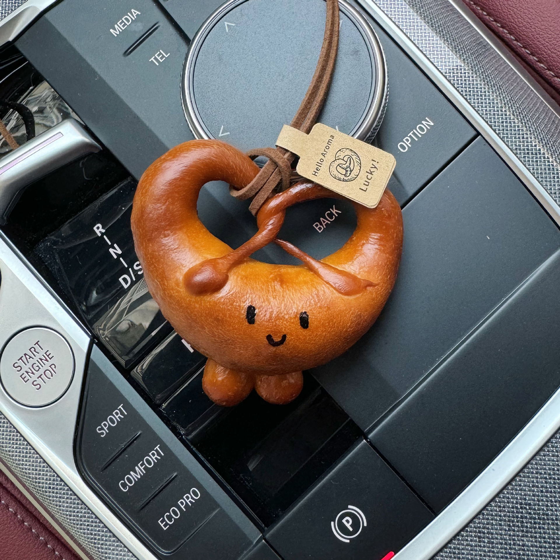 DIY Handmade Bread Keychain Co - Car Accessories Cork avaliação e preço