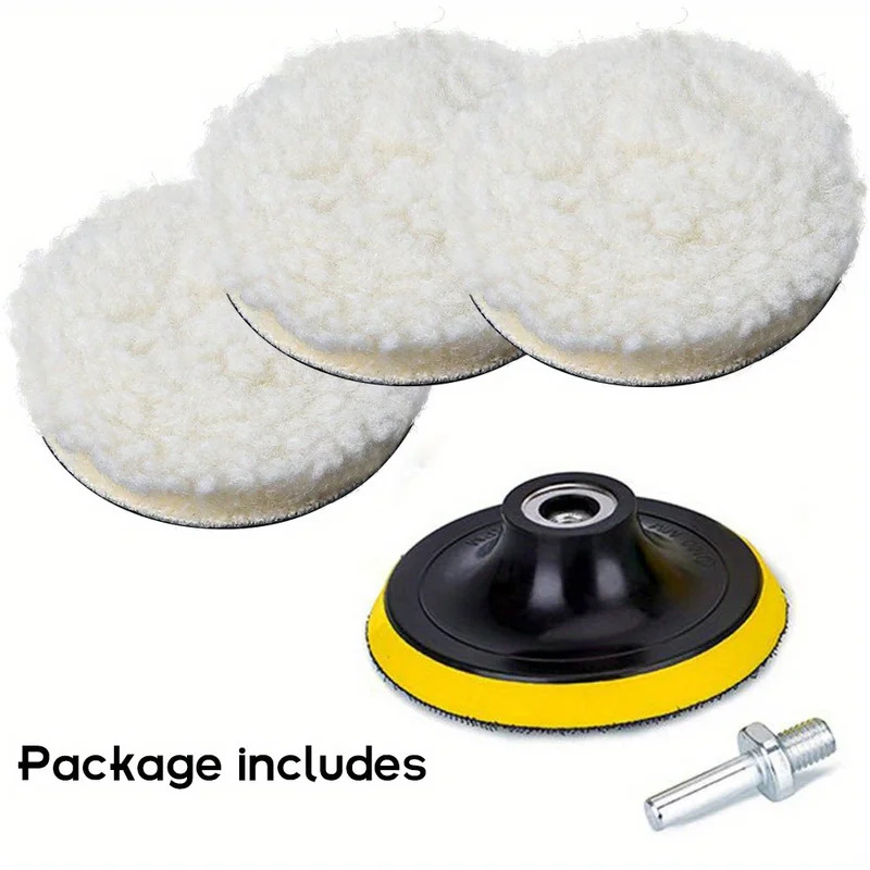 5PCS 7/6/5/4/3inch Car Polishi - Car Wax Polishing Pad avaliação e preço