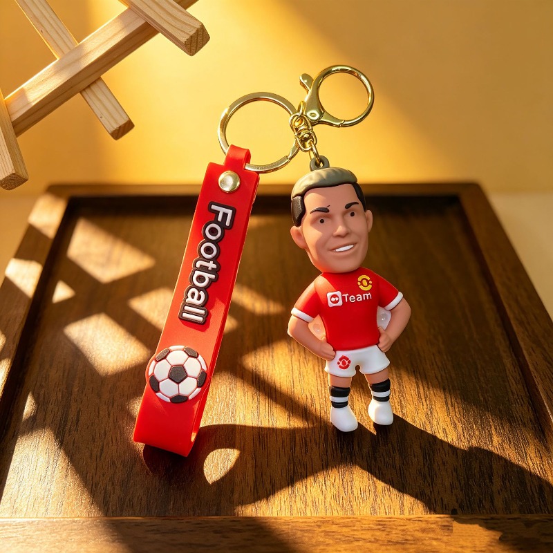 Football Star CR7 Keychain Bac - Car Accessories For Decoration avaliação e preço
