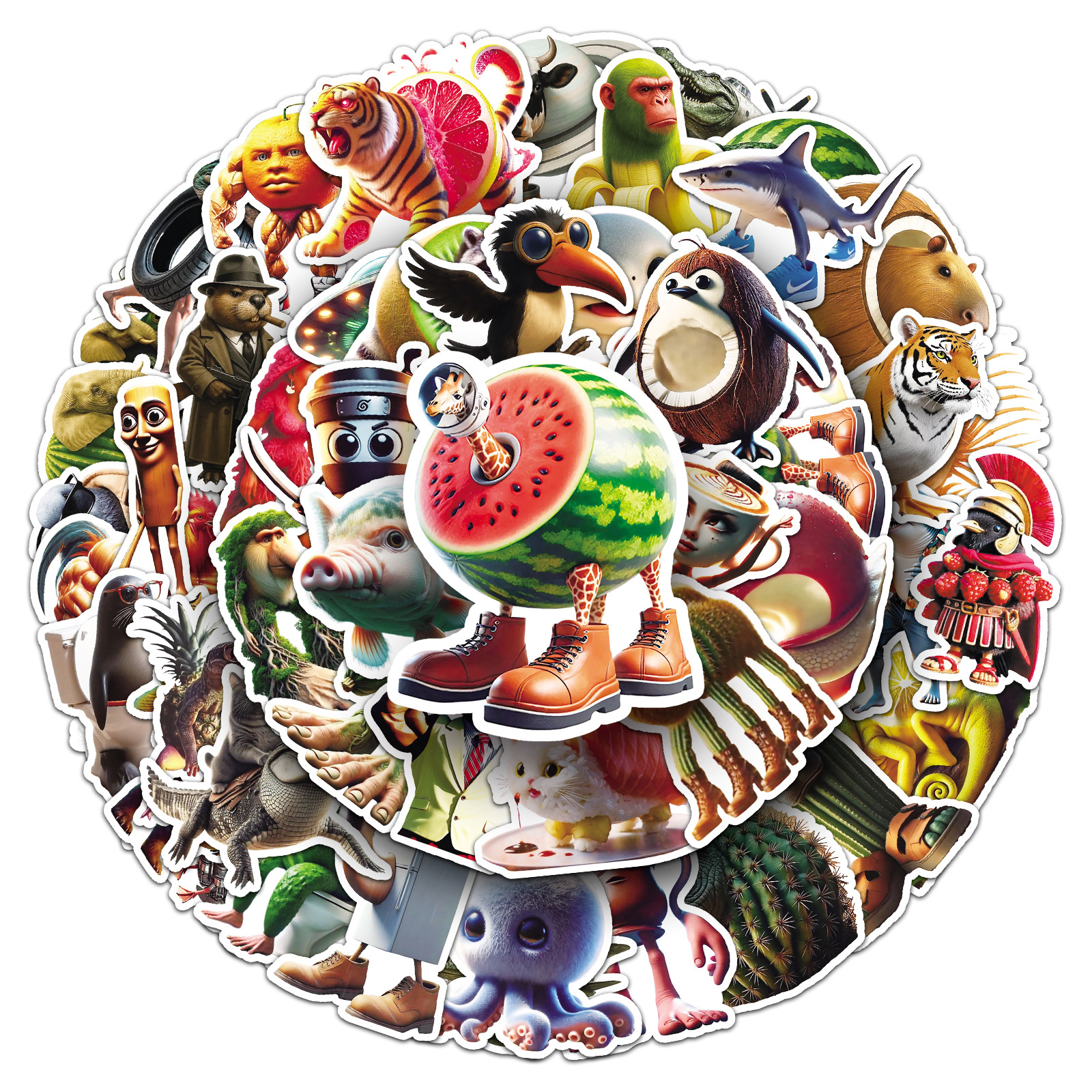 50PCS Italian Brainrot Sticker - Car Accessories Quotes avaliação e preço