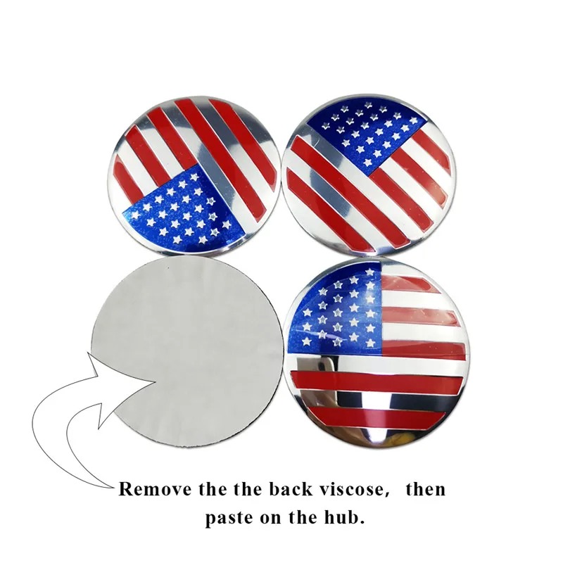 4Pcs UK USA German France Ital - Car Accessories Uk avaliação e preço