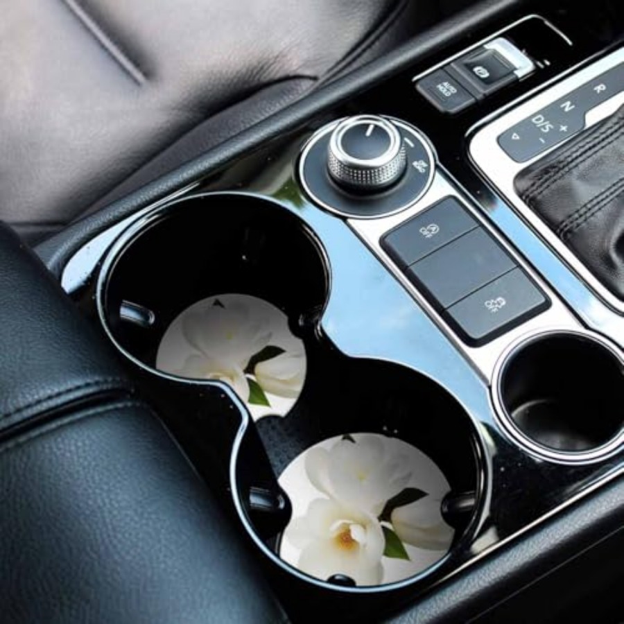 2 Pack Car Cup Holder Coaster  - Car Accessories Cork avaliação e preço