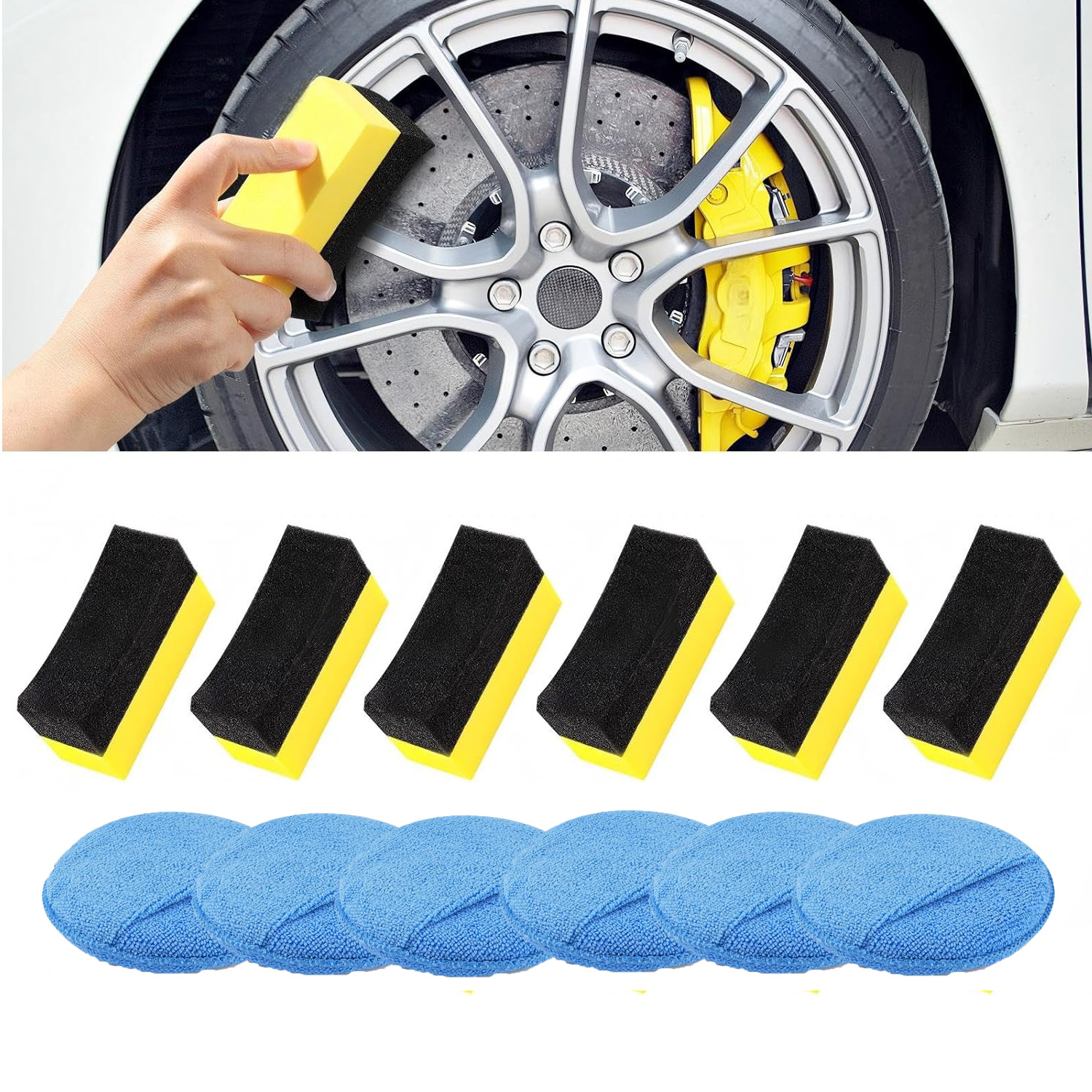 Auto Cleaning Sponge Brush Wax - Car Wax Polishing Pad avaliação e preço