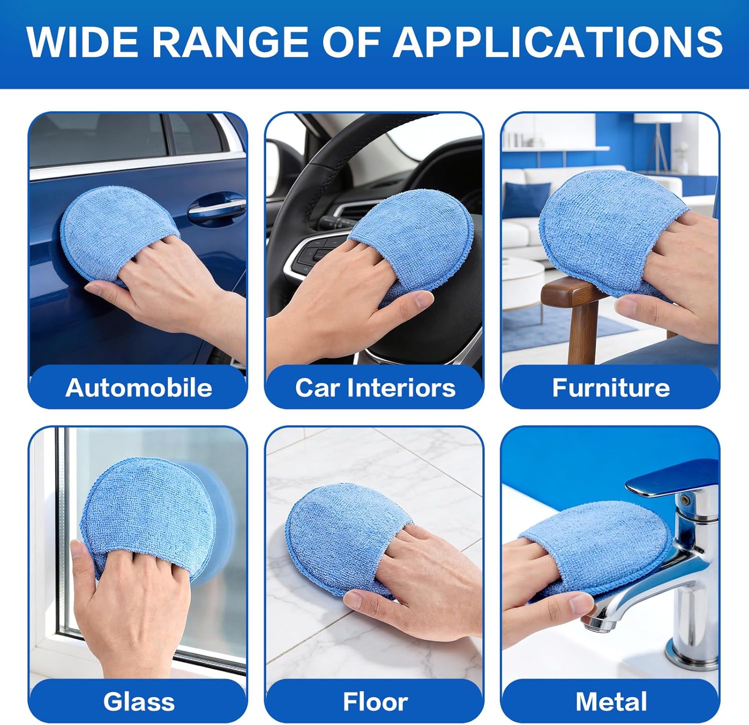Auto Cleaning Sponge Brush Wax - Car Wax Polishing Pad avaliação e preço