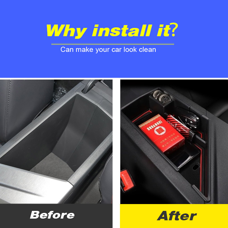 Car Armrest Parts Storage Box  - Car Accessories Quirky avaliação e preço