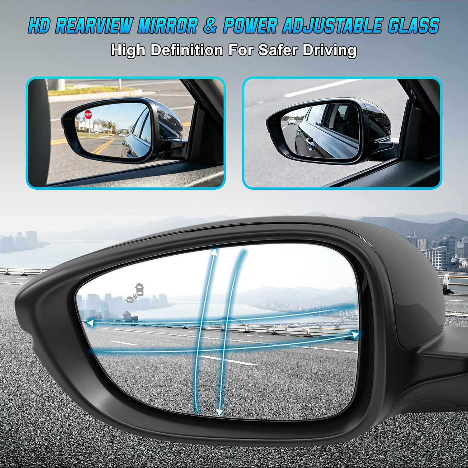 Left Car Rearview Mirror For 2 - Car Blind Spot Mirror avaliação e preço