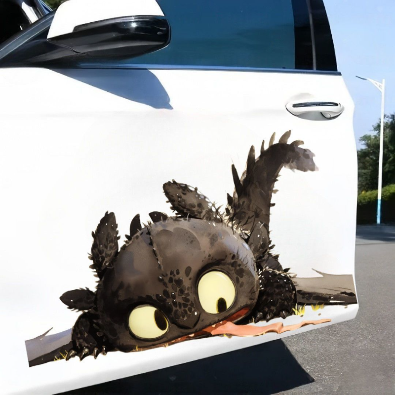 Dragon tamer expert, cute and  - Car Accessories For Decoration avaliação e preço