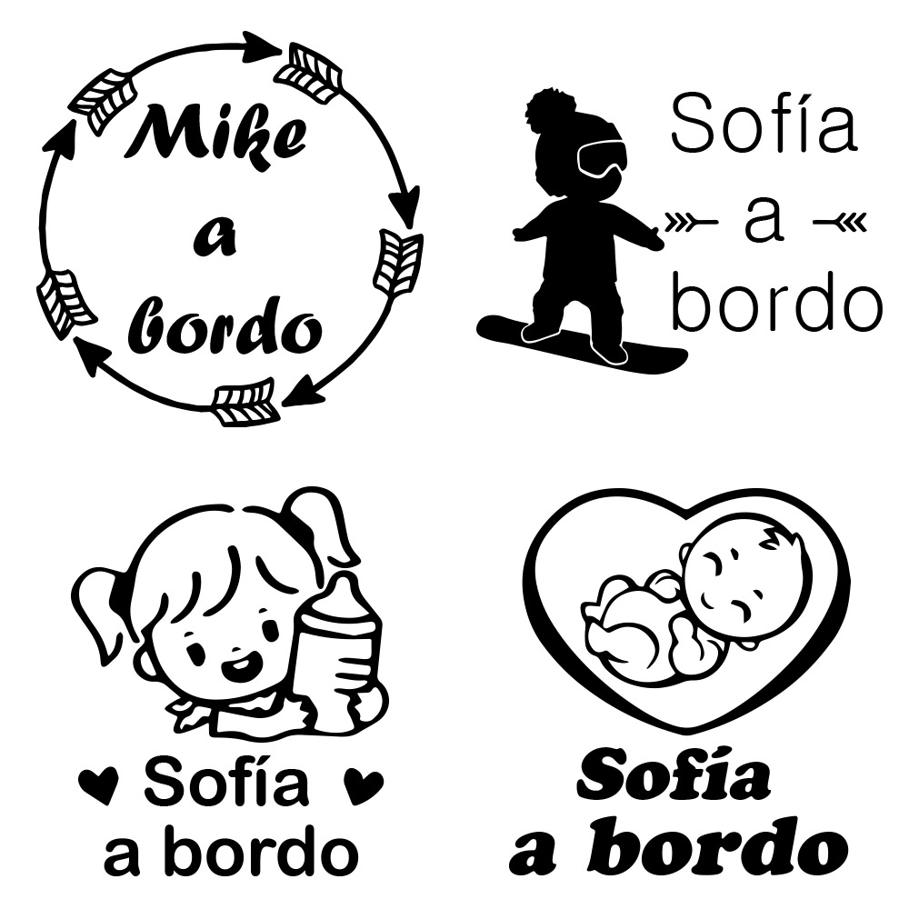 1pc Vinyl baby a bordo colorfu - Car Accessories For Decoration avaliação e preço