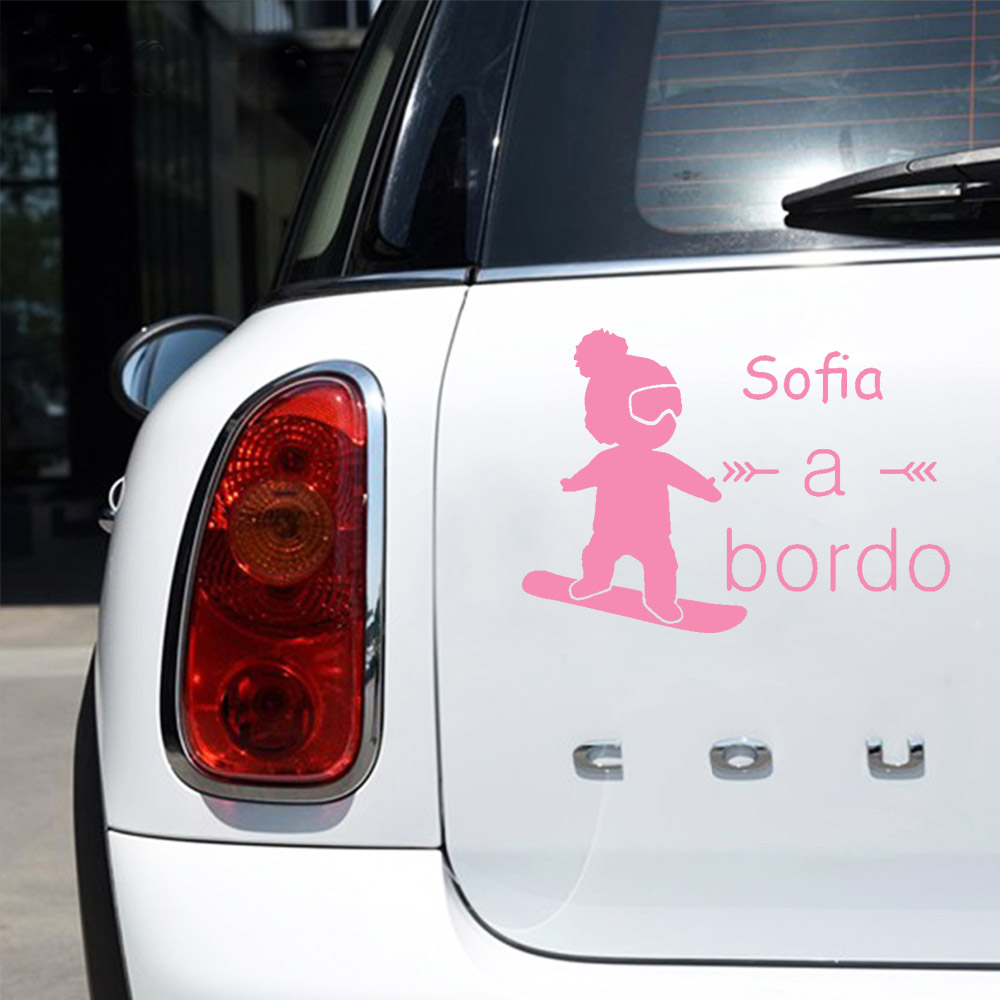 1pc Vinyl baby a bordo colorfu - Car Accessories For Decoration avaliação e preço