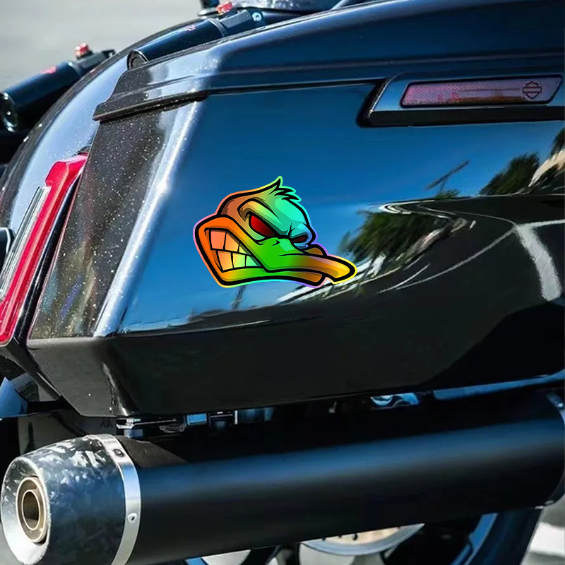 1PC Funny Cartoon Angry Duck H - Car Accessories Quotes avaliação e preço