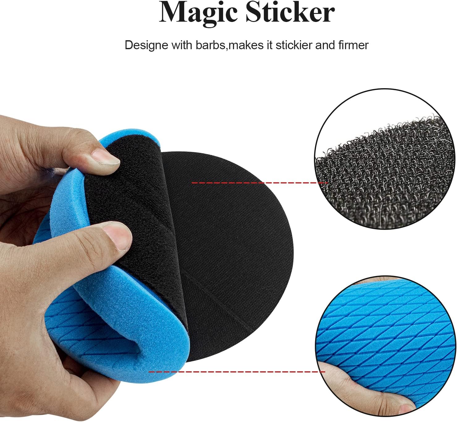 5 Pack 6 Inch Compound Buffing - Car Wax Polishing Pad avaliação e preço