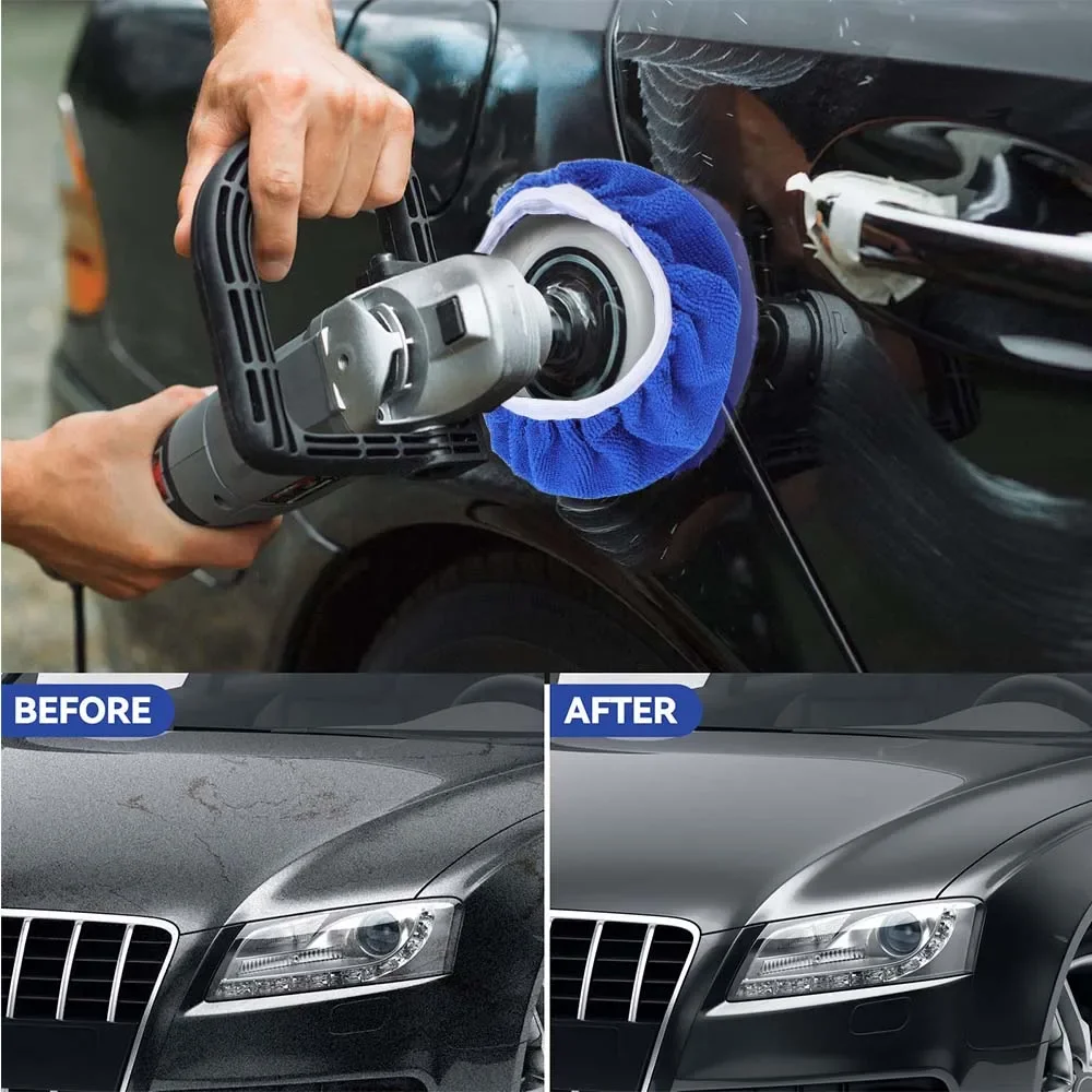5-10inches Car Microfiber Poli - Car Wax Polishing Pad avaliação e preço