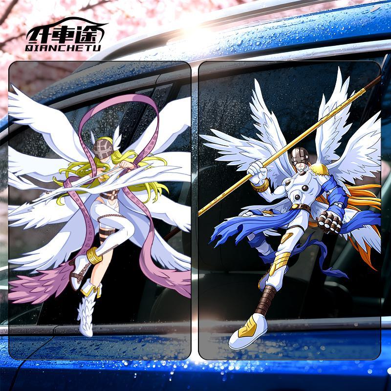 Digimon Car Sticker Cute Fashi - Car Accessories For Decoration avaliação e preço