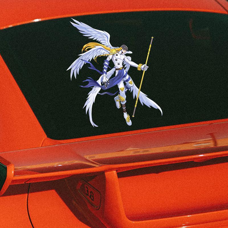 Digimon Car Sticker Cute Fashi - Car Accessories For Decoration avaliação e preço