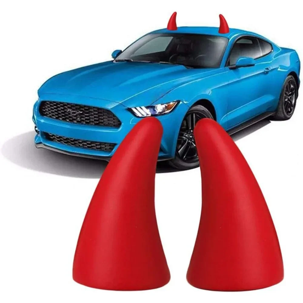 1/2PCS 3D Devil Horn Car Roof  - Car Accessories Quotes avaliação e preço