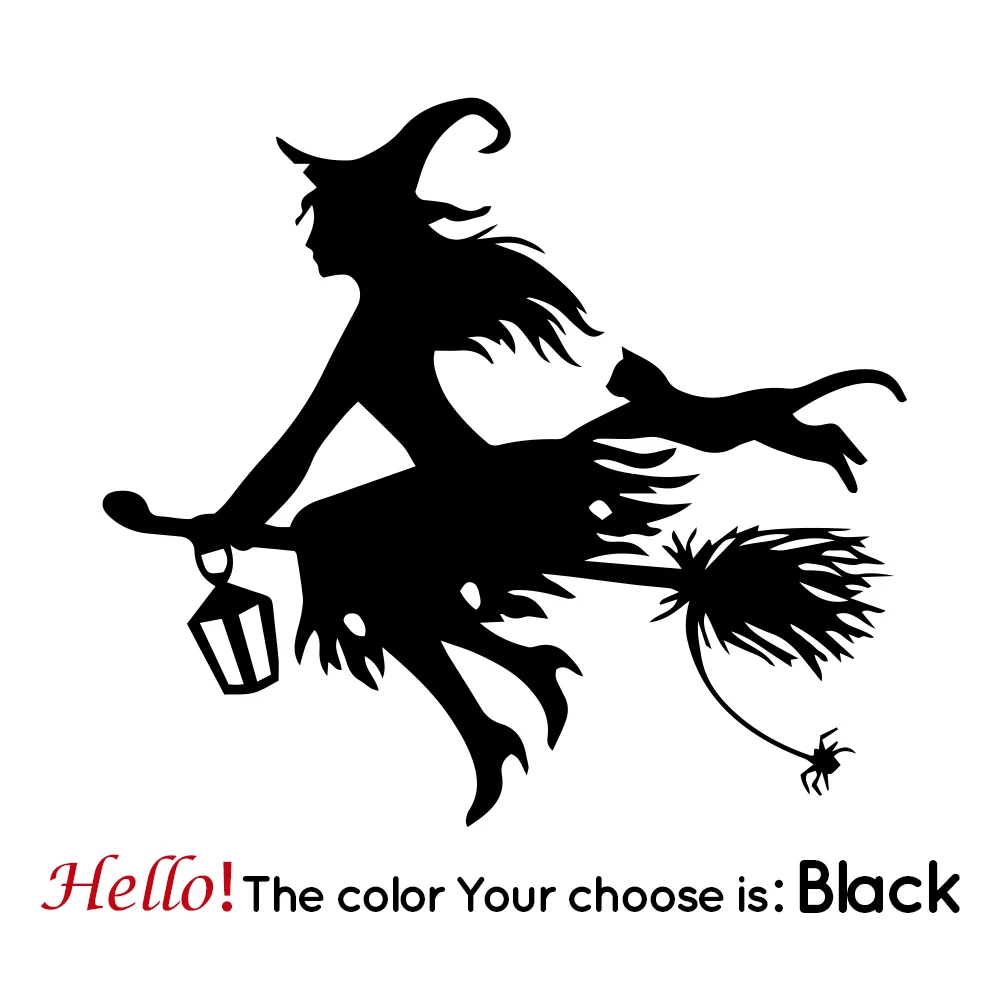 Car Sticker Personality Witch  - Car Accessories Quotes avaliação e preço