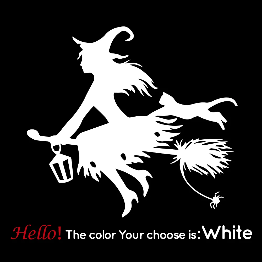 Car Sticker Personality Witch  - Car Accessories Quotes avaliação e preço