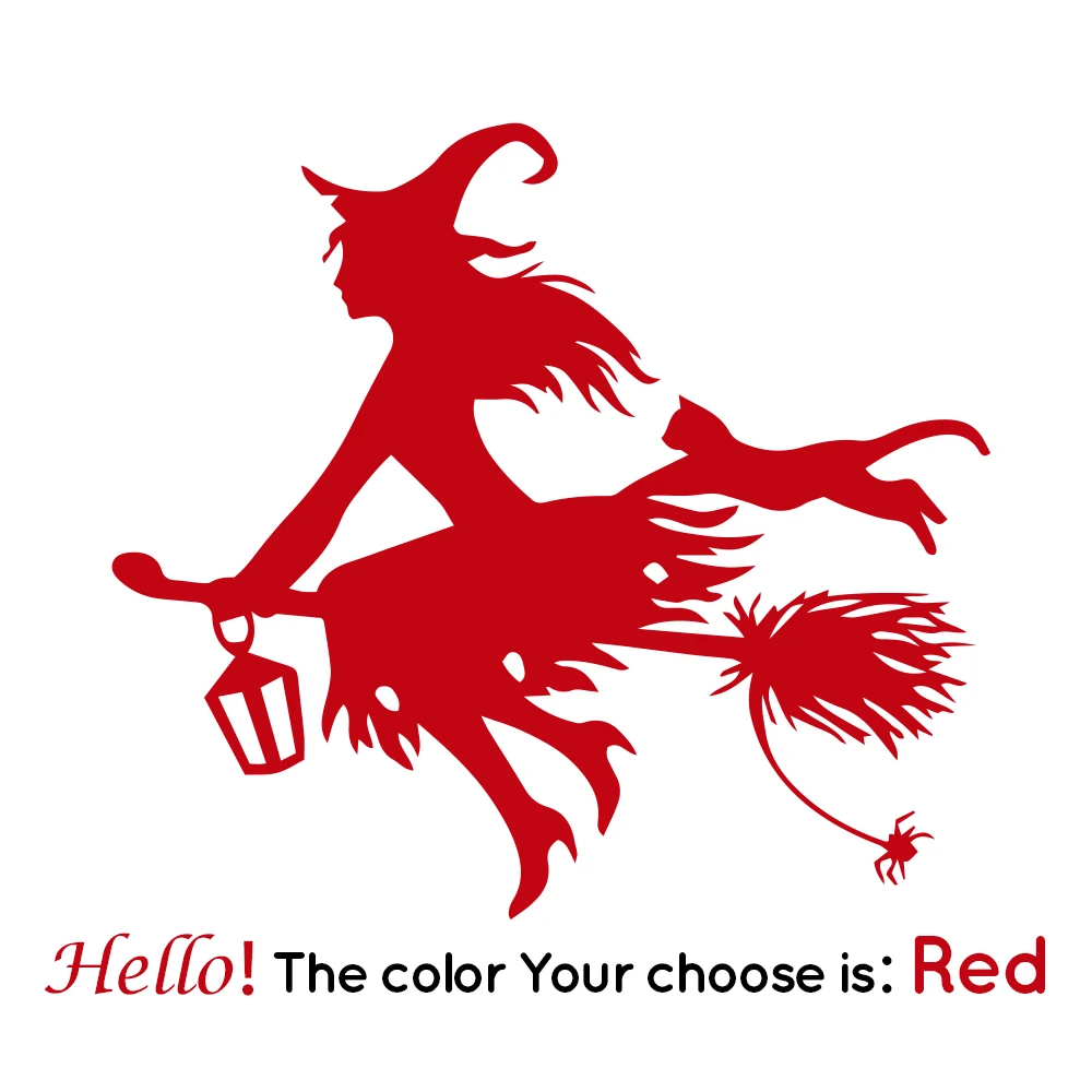 Car Sticker Personality Witch  - Car Accessories Quotes avaliação e preço