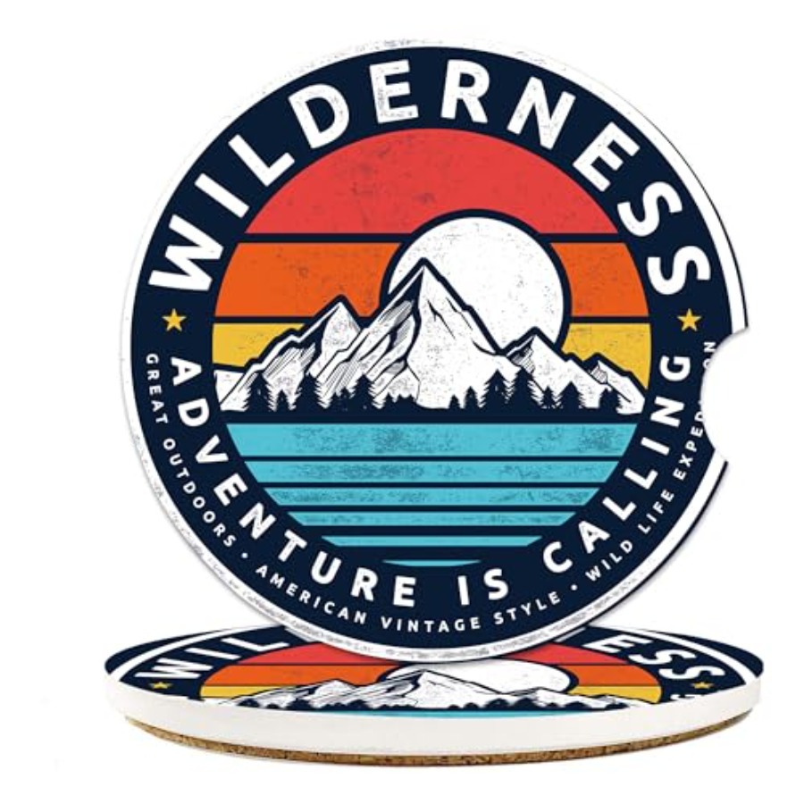 Wilderness Mountain Car Coaste - Car Accessories Cork avaliação e preço
