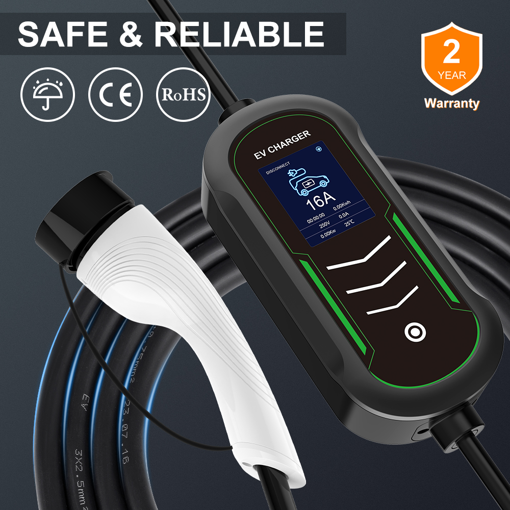ADPOWEV 16A EV Chargers Type2  - Car Accessories Uk avaliação e preço