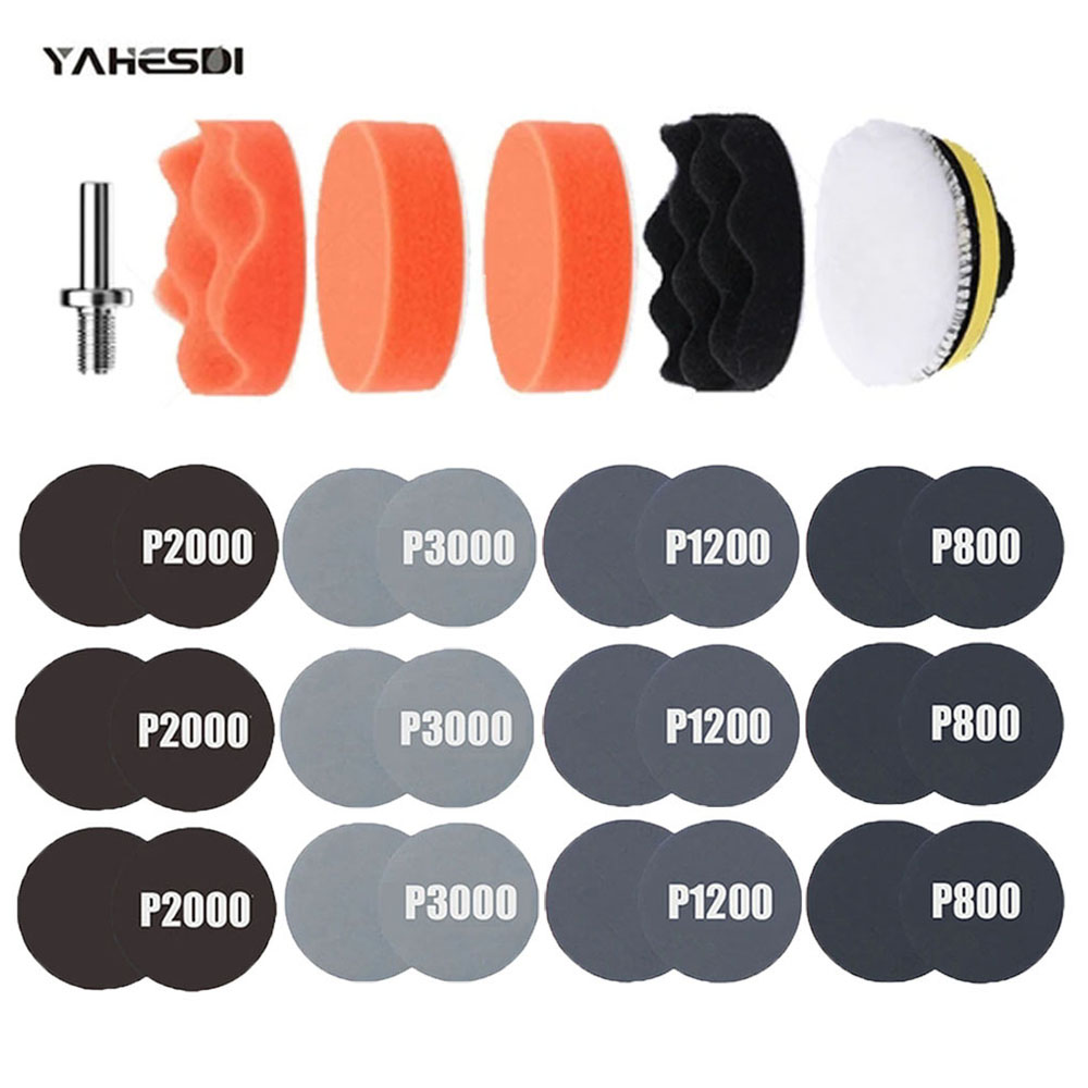 Car Polishing Sponge 75mm 3inc - Car Wax Polishing Pad avaliação e preço