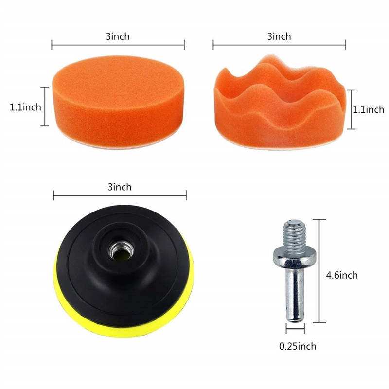 Car Polishing Sponge 75mm 3inc - Car Wax Polishing Pad avaliação e preço