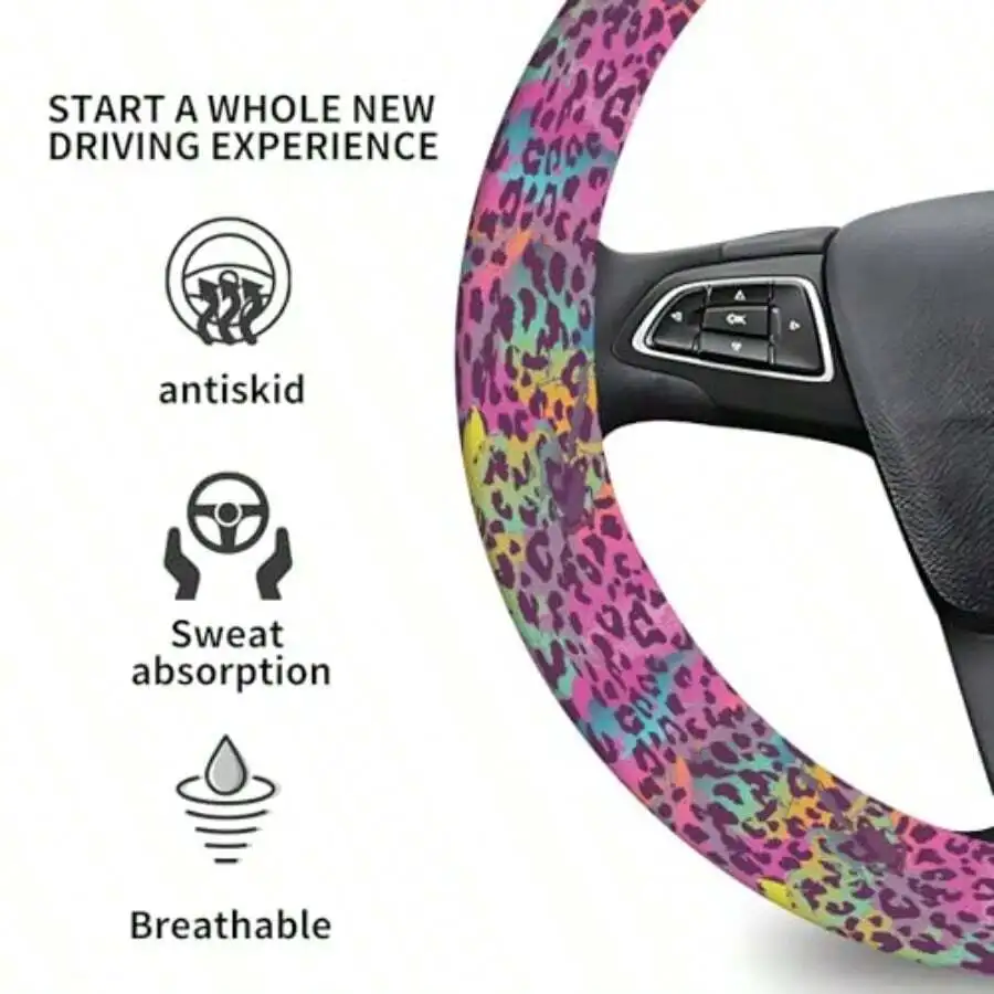 Elastic Steering Wheel Cover 1 - Steering Wheel Cover avaliação e preço