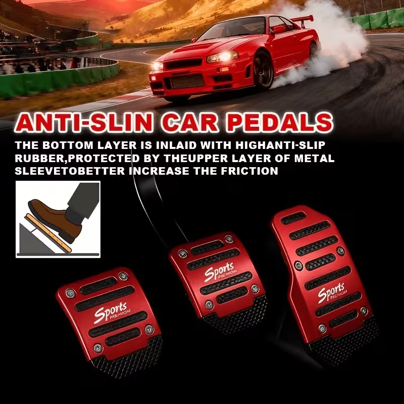 2/3PCS Car Pedal Cover Set Man - Car Accessories Inside avaliação e preço