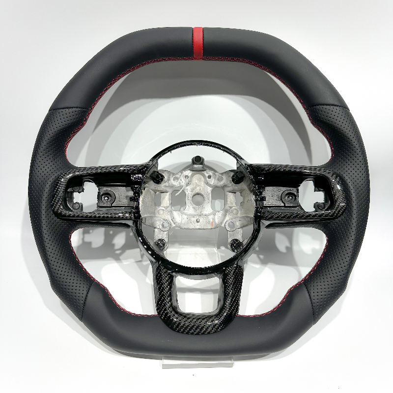 Black Carbon Fiber Trim Cover  - Steering Wheel Cover avaliação e preço