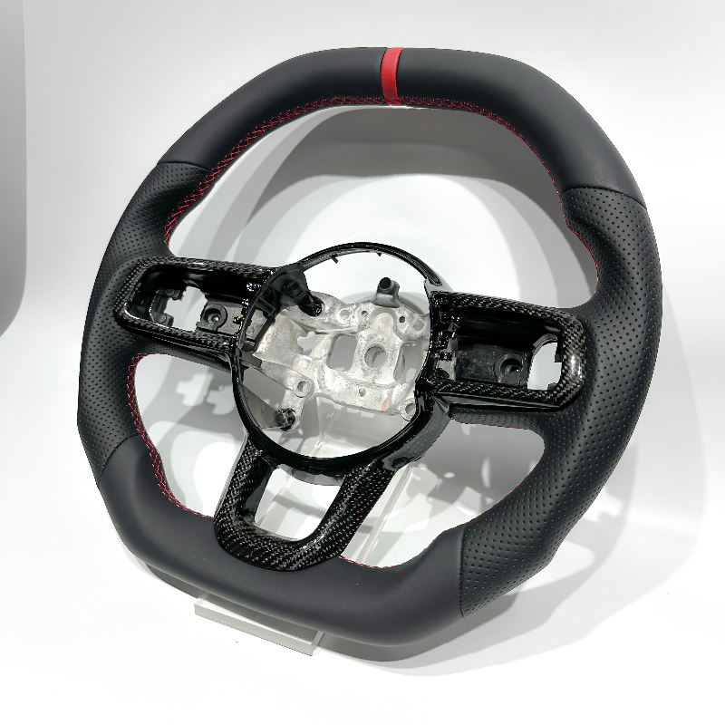 Black Carbon Fiber Trim Cover  - Steering Wheel Cover avaliação e preço