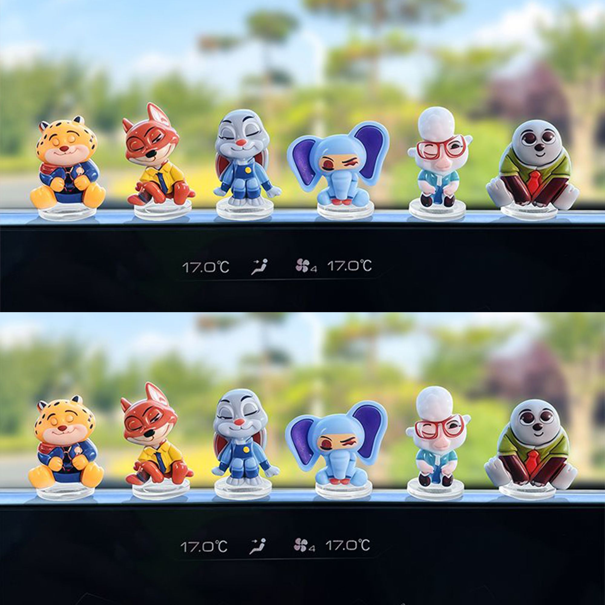 Zootopia cartoon car ornament  - Car Accessories Dashboard avaliação e preço