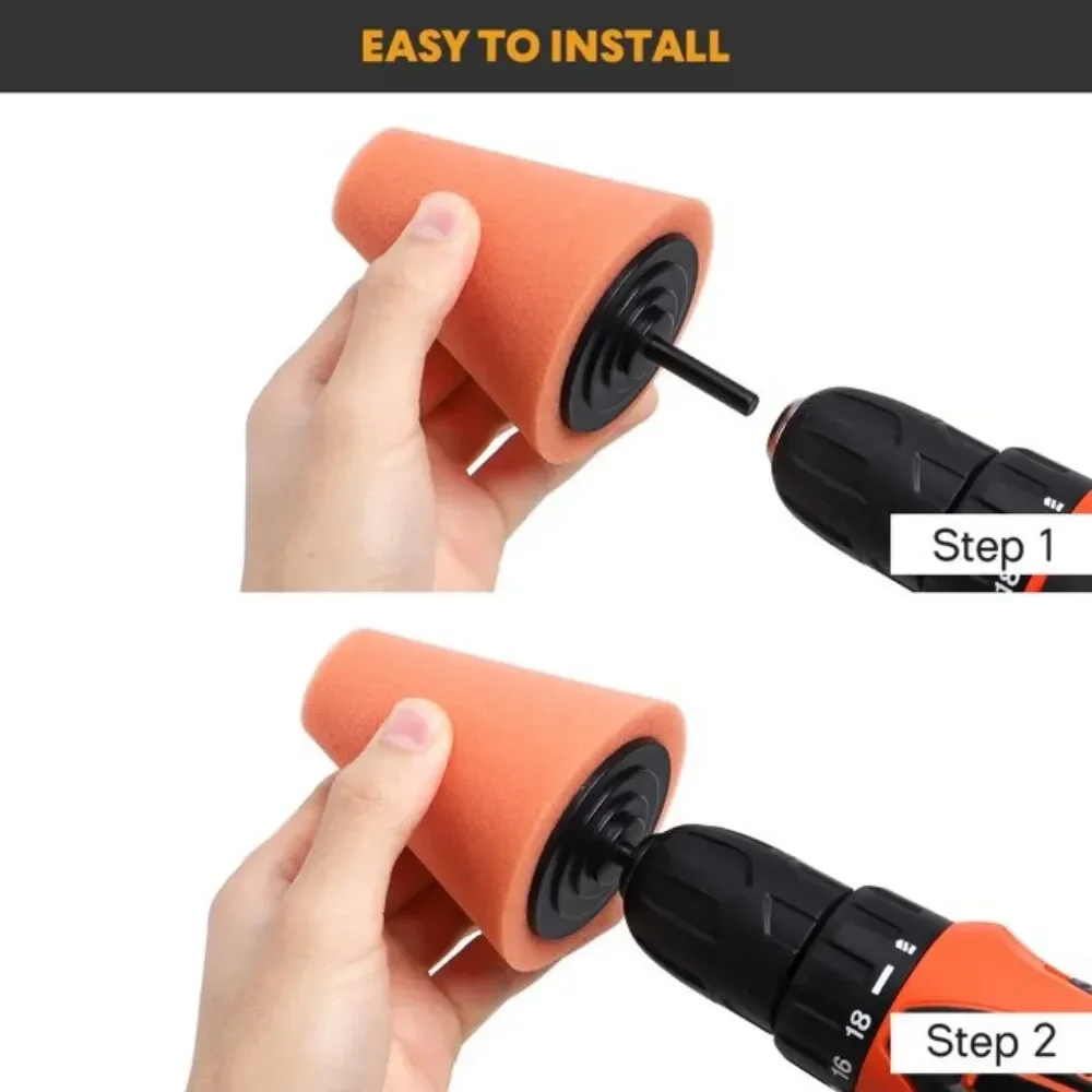 Car Drill Polishing Sponge Pad - Car Wax Polishing Pad avaliação e preço