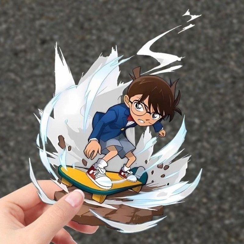 Detective Conan Cartoon Skateb - Car Accessories Workshop avaliação e preço