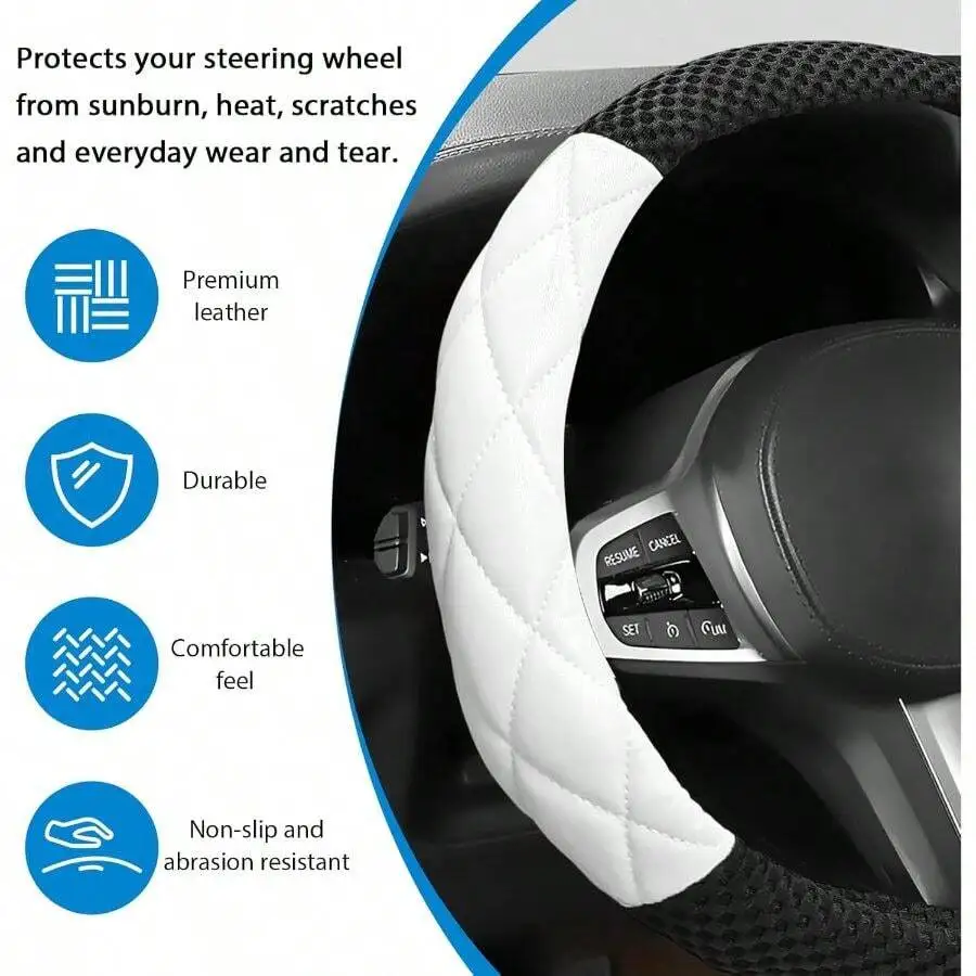Car Steering Wheel Cover Anti- - Steering Wheel Cover avaliação e preço