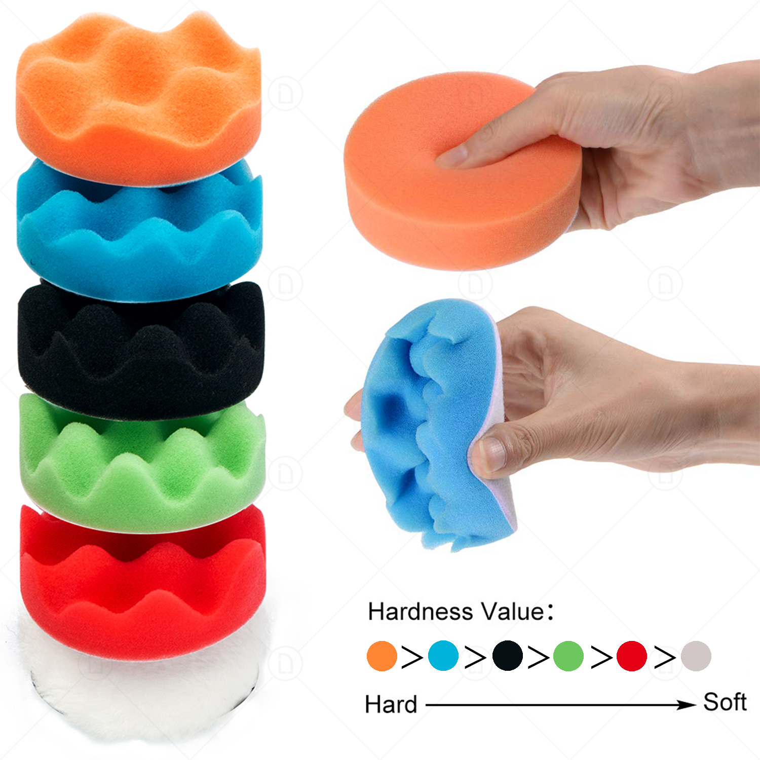 Car Waxing Sponge Pad Polishin - Car Wax Polishing Pad avaliação e preço