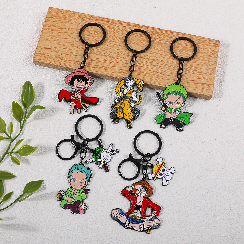 One Piece Anime Keychain Featu - Car Accessories For Decoration avaliação e preço
